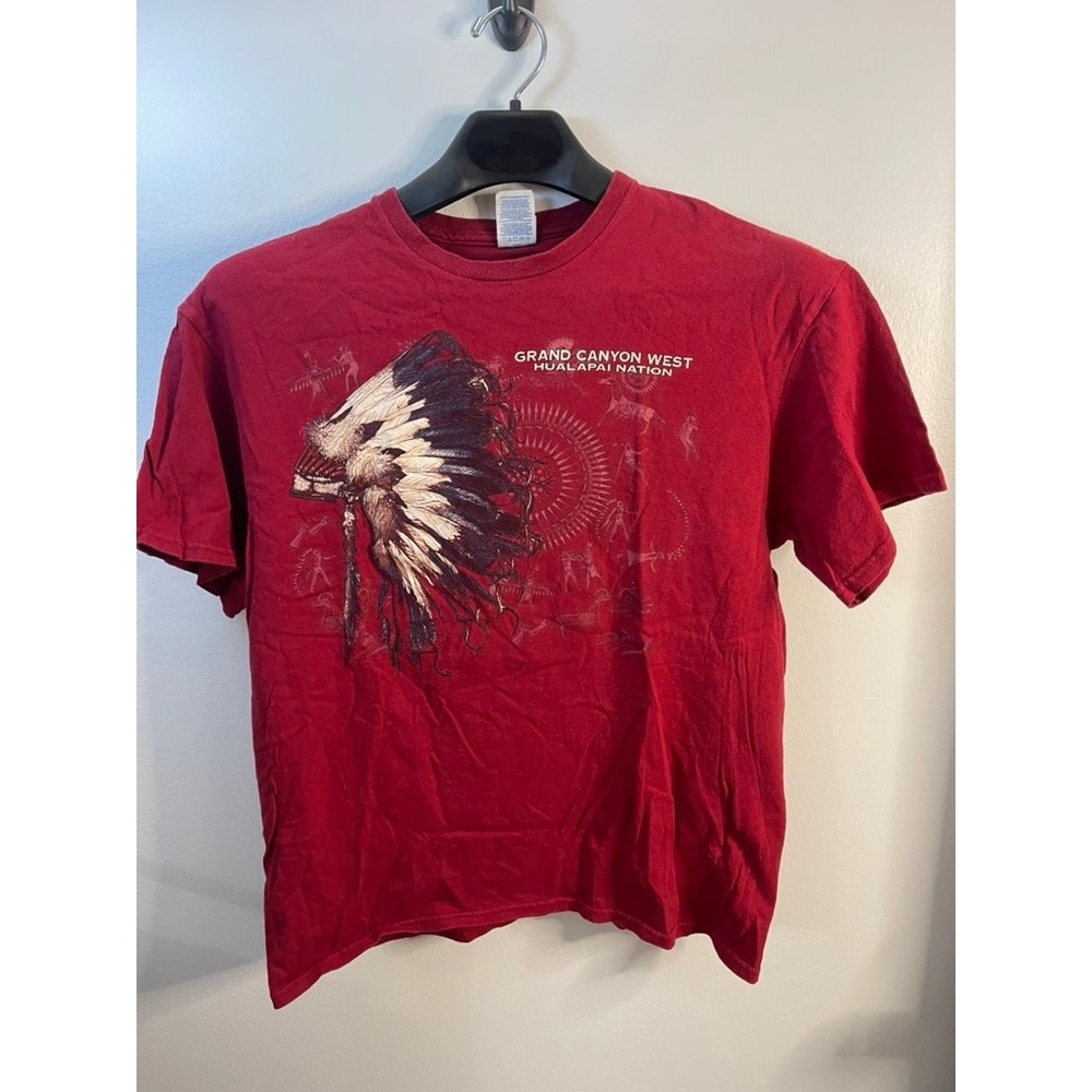 Delta Pro Weight Grand Canyon West Hualapai Nation Red‎ Graphic T-Shirt Mens L